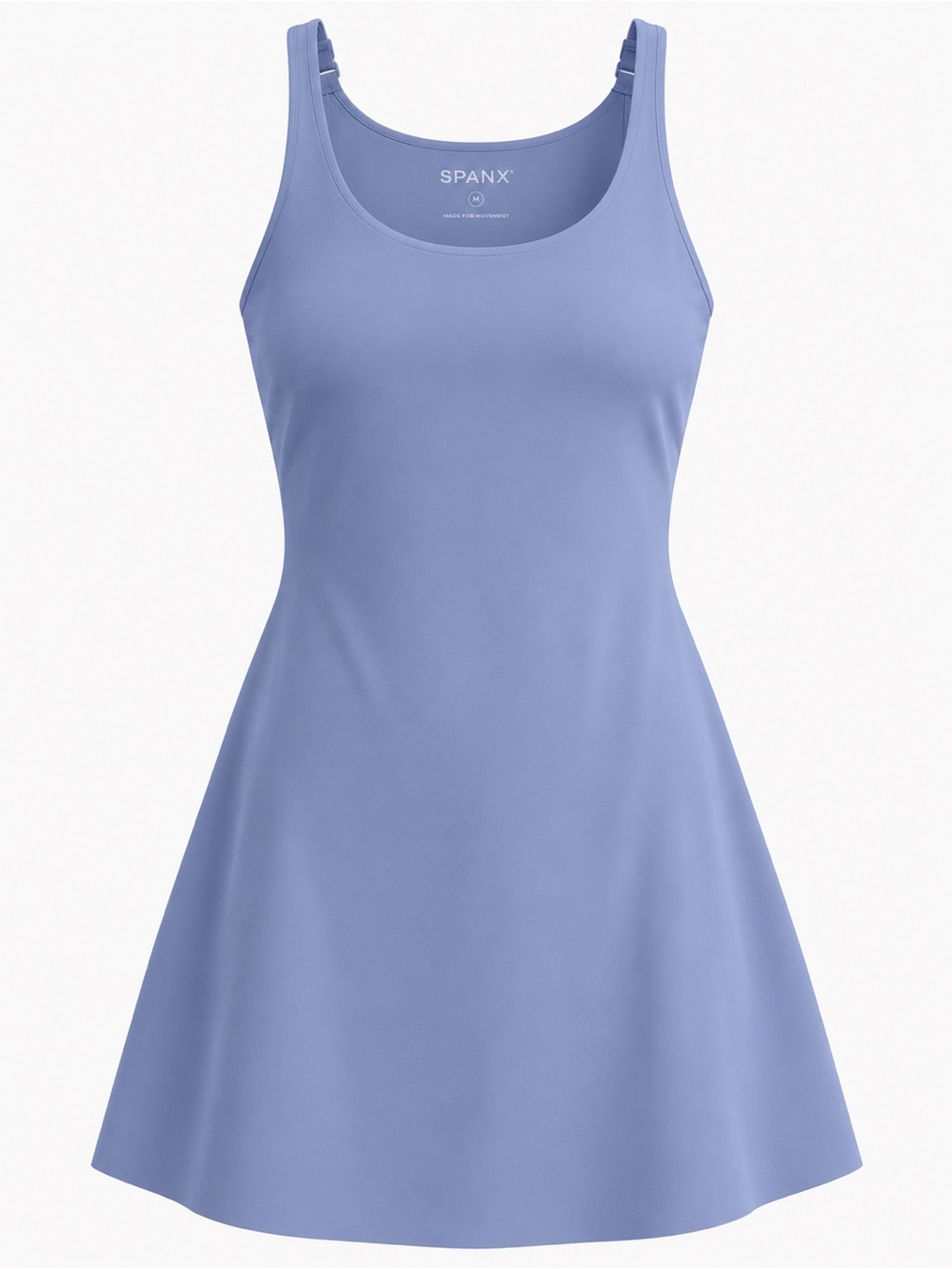 SPANX Periwinkle Scoop Neck Slip performance Dress Medium
